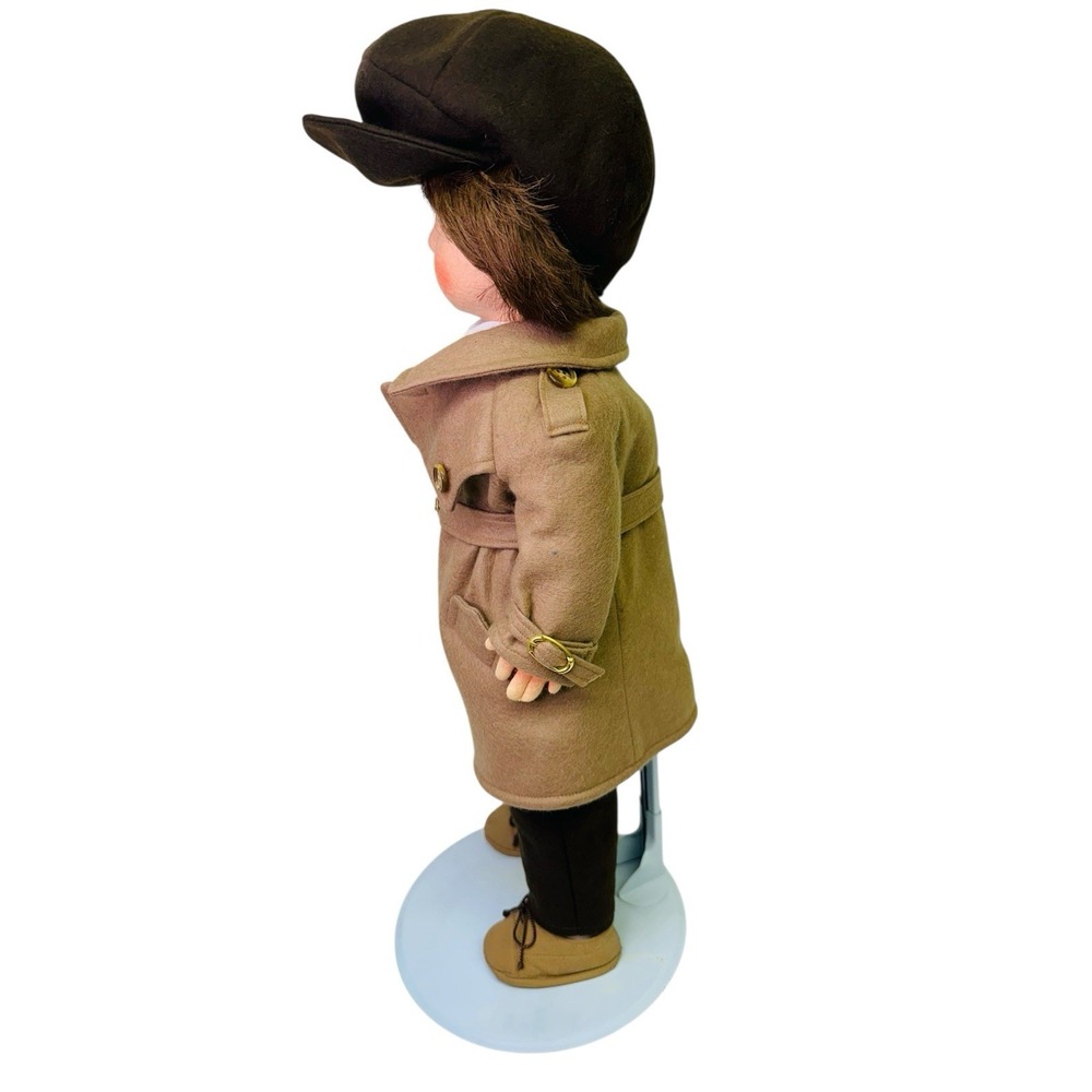 Lenci 'Nanni' Doll In Detective Outfit Handmade Felt Doll #962538 Italy 1980s - Picture 4 of 13